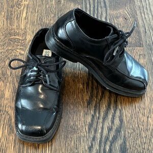 Scott David Classic Black Kids Dress Shoes JR Charles Style Size 10M
